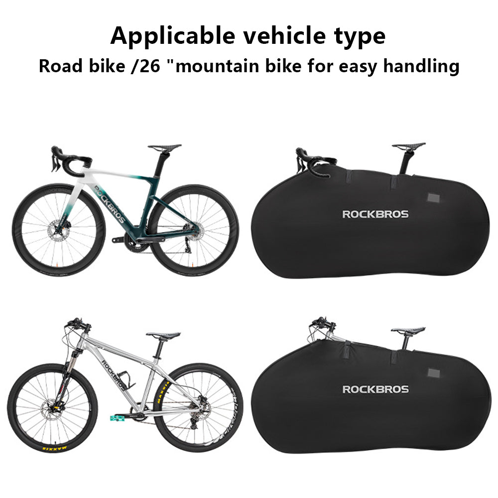 ROCKBROS D002 Road Mountain Bike Storage Bag Oxford Cloth Bicycle Carrying Bag ROCKBROS D002 Road Mountain Bike Storage Bag Oxford Cloth Bicycle Carrying Bag